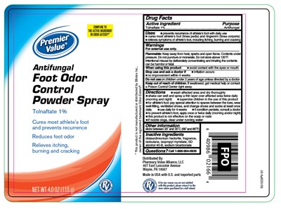 Premier Value Foot Odor Control Powder Spray 50 023PV 01